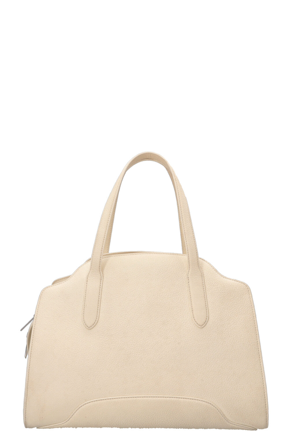 LORO PIANA Medium Sesia Hand Bag Off-White