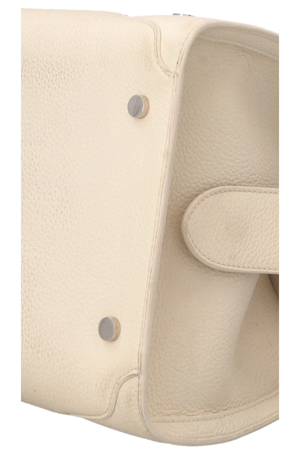 LORO PIANA Medium Sesia Hand Bag Off-White
