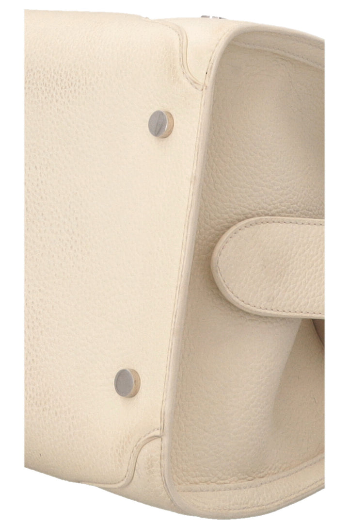 LORO PIANA Medium Sesia Hand Bag Off-White