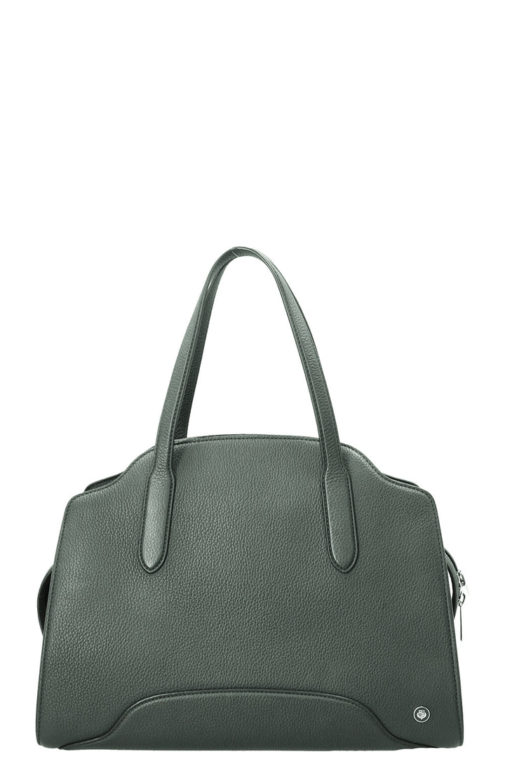 LORO PIANA Medium Sesia Hand Bag Moss Green