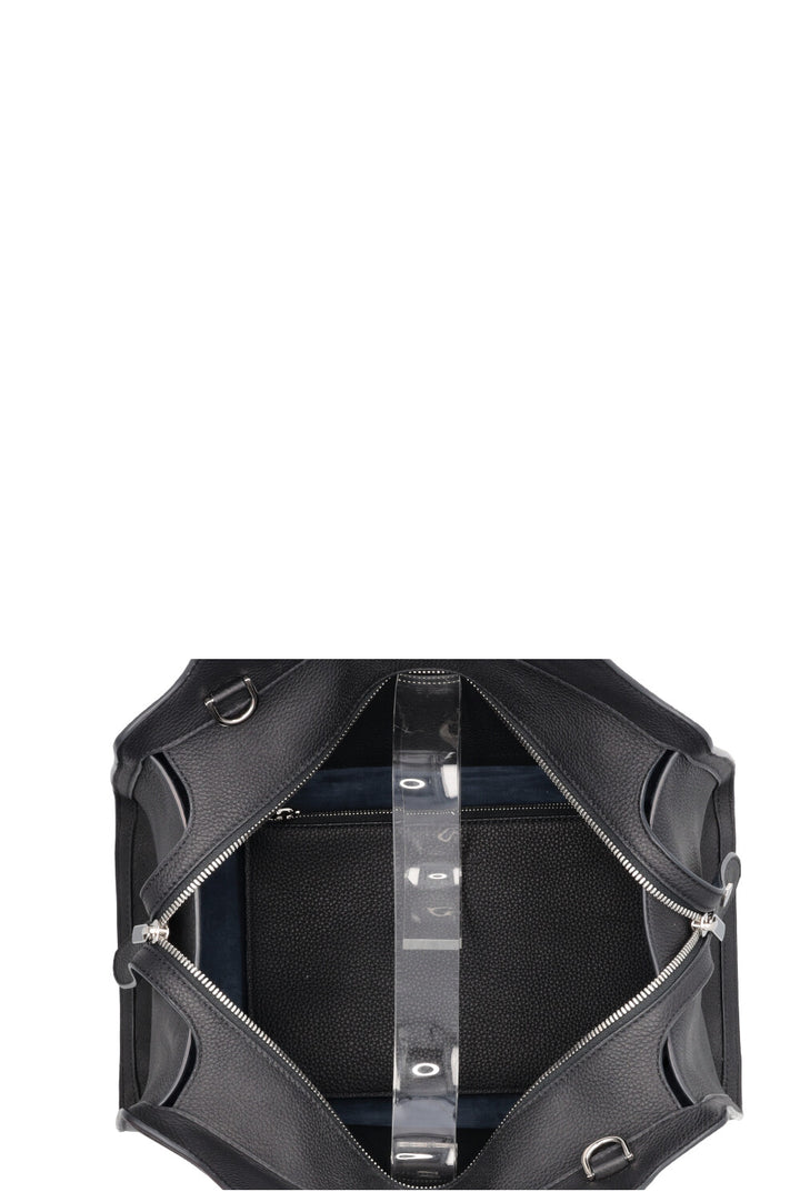 LORO PIANA Medium Sesia Hand Bag Navy