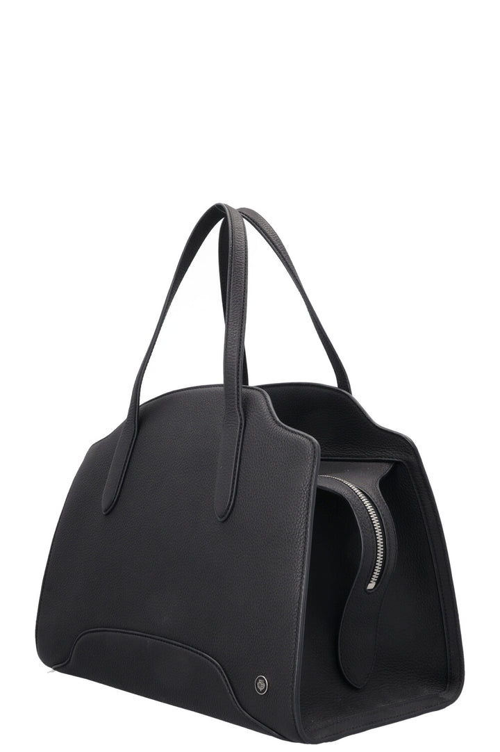 LORO PIANA Medium Sesia Hand Bag Navy