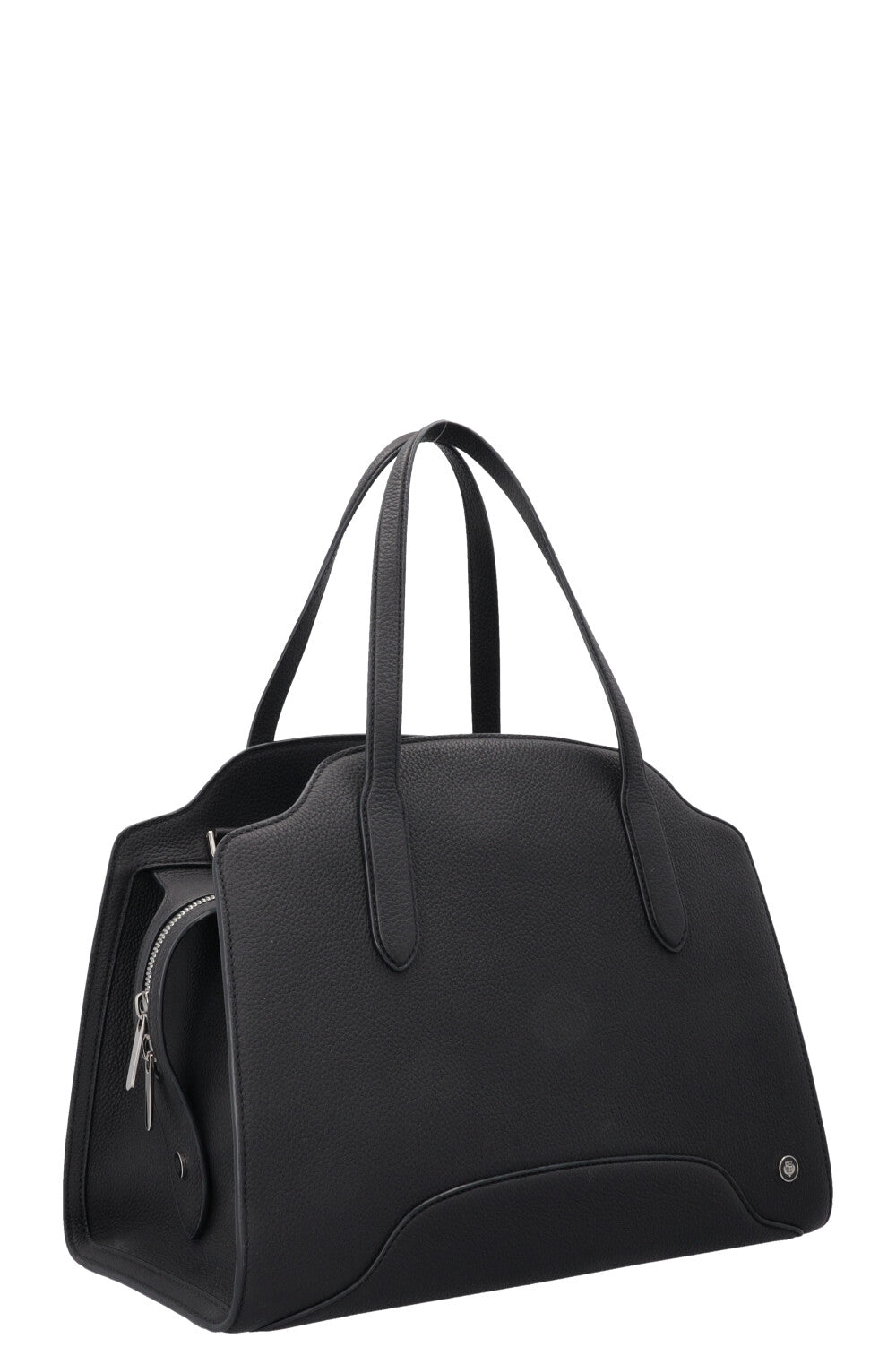 LORO PIANA Medium Sesia Hand Bag Navy