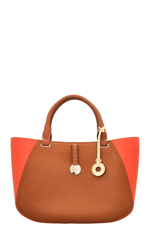 LORO PIANA Sac à Main Laguna Marron Orange