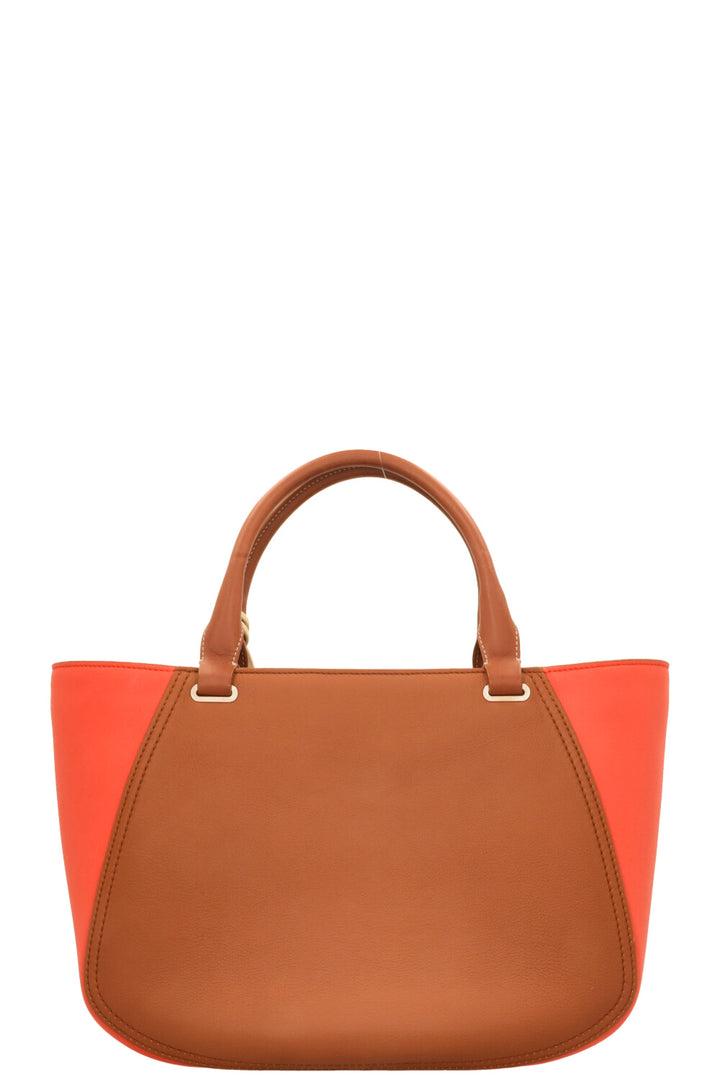 LORO PIANA Laguna Handle Bag Brown Orange