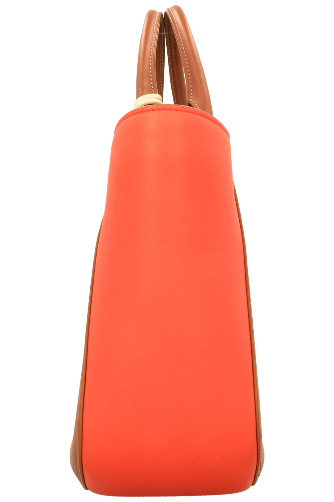 LORO PIANA Laguna Handle Bag Brown Orange