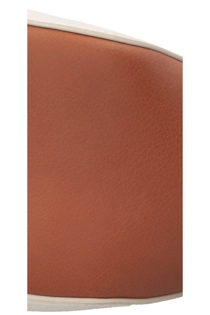 LORO PIANA Laguna Handle Bag Brown White