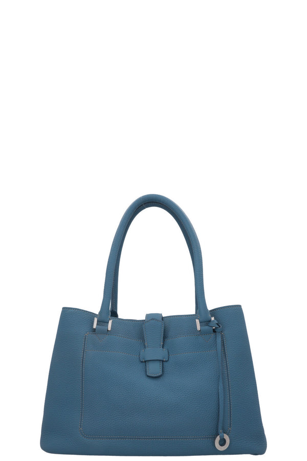 LORO PIANA Sac Bellevue en cuir Bleu