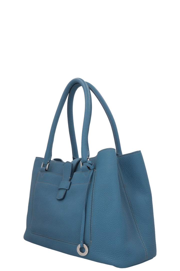 LORO PIANA Bellevue Bag Leather Blue