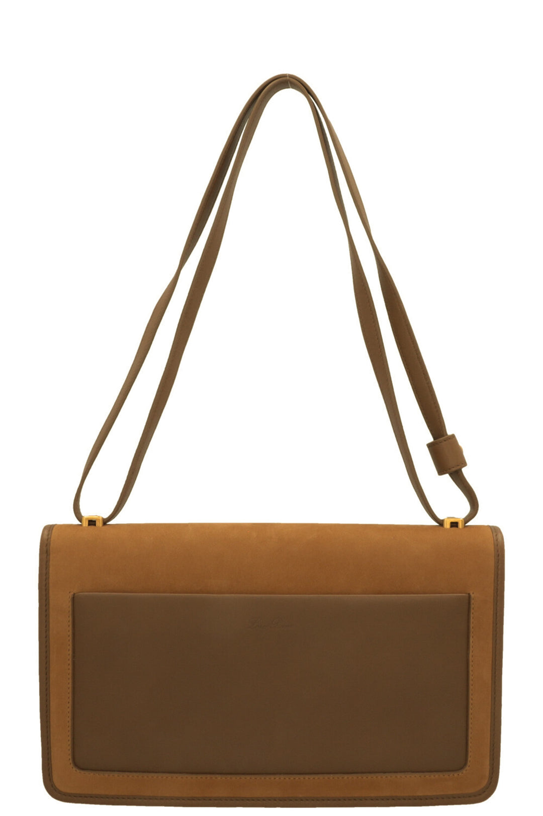LORO PIANA Long Lock In Bag Camel