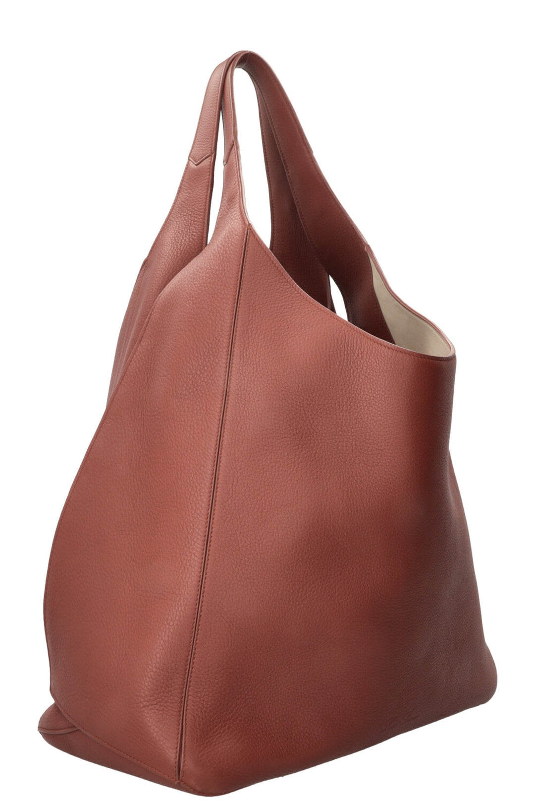 LORO PIANA Extra Large Hobo Bag Burgundy