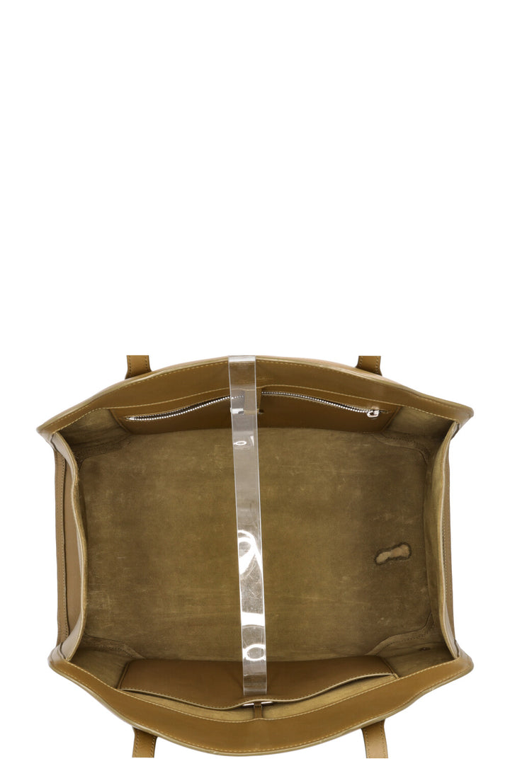 LORO PIANA Large Sesia Tote Bag Olive Green