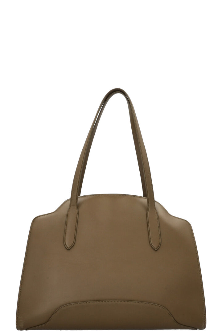 LORO PIANA Large Sesia Tote Bag Olive Green