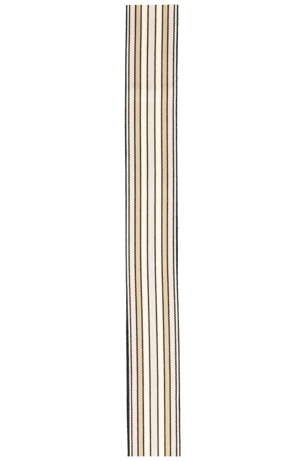 LORO PIANA Striped Canvas Strap Olive Light Yellow