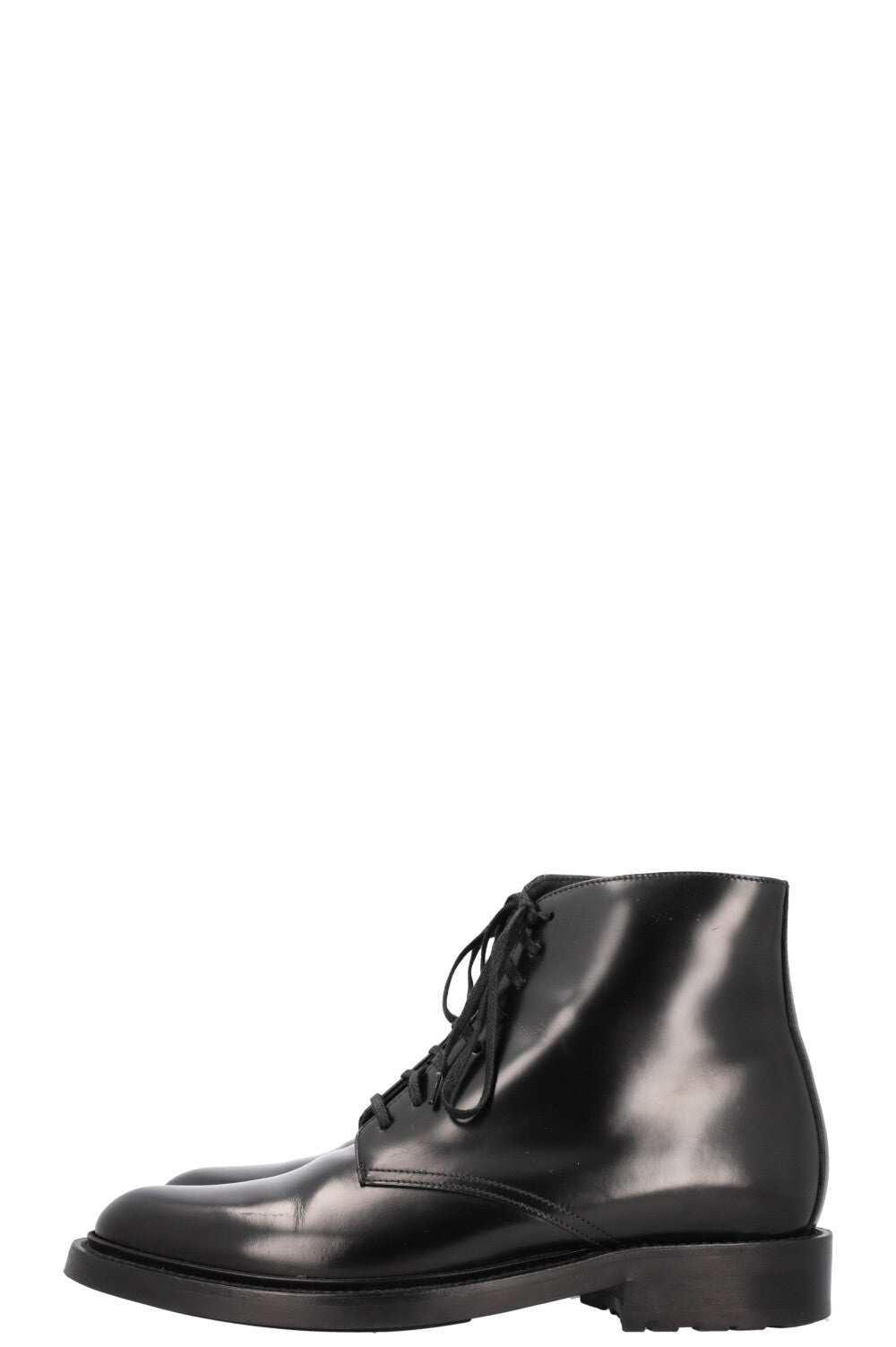SAINT LAURENT Army Lace Up Boots Black