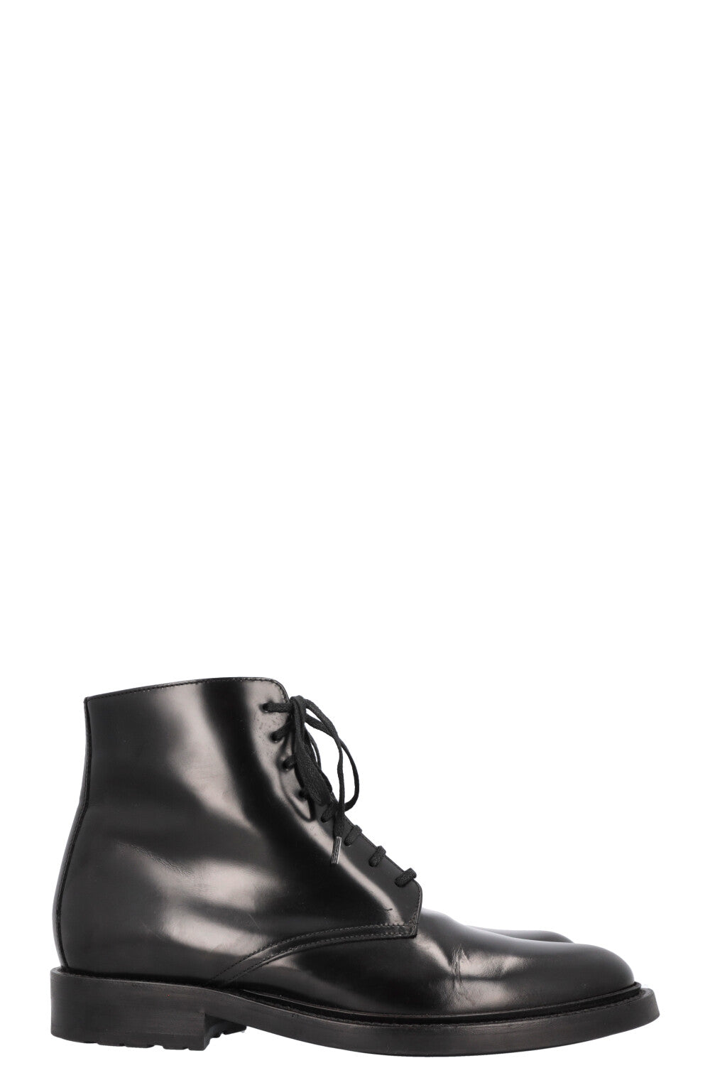 SAINT LAURENT Army Lace Up Boots Black