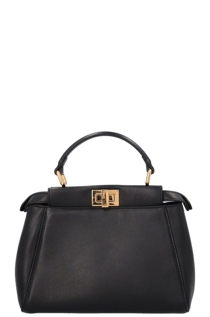 Sac bandoulière FENDI Peekaboo Mini Noir
