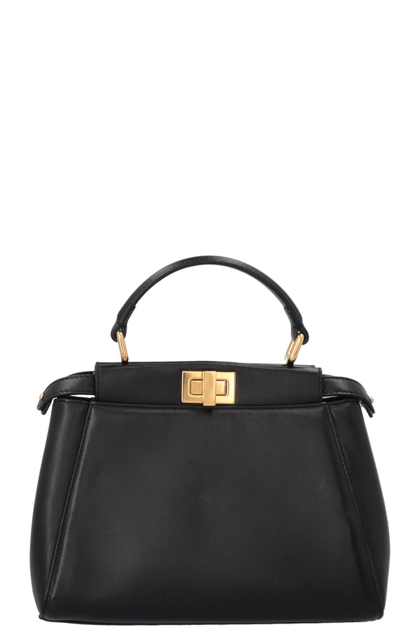 FENDI Peekaboo Mini Crossbody Bag Black