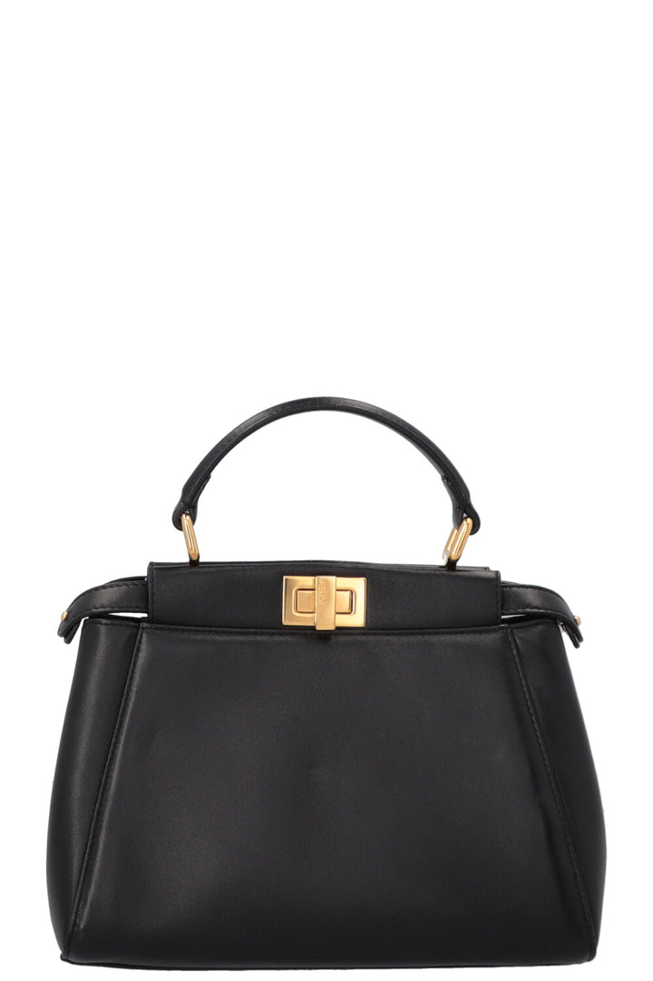 Sac bandoulière FENDI Peekaboo Mini Noir