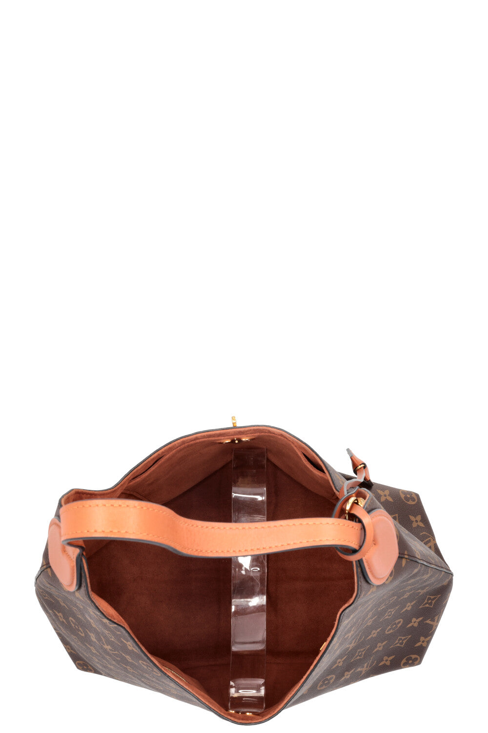 LOUIS VUITTON Flower Hobo Bag MNG Canvas