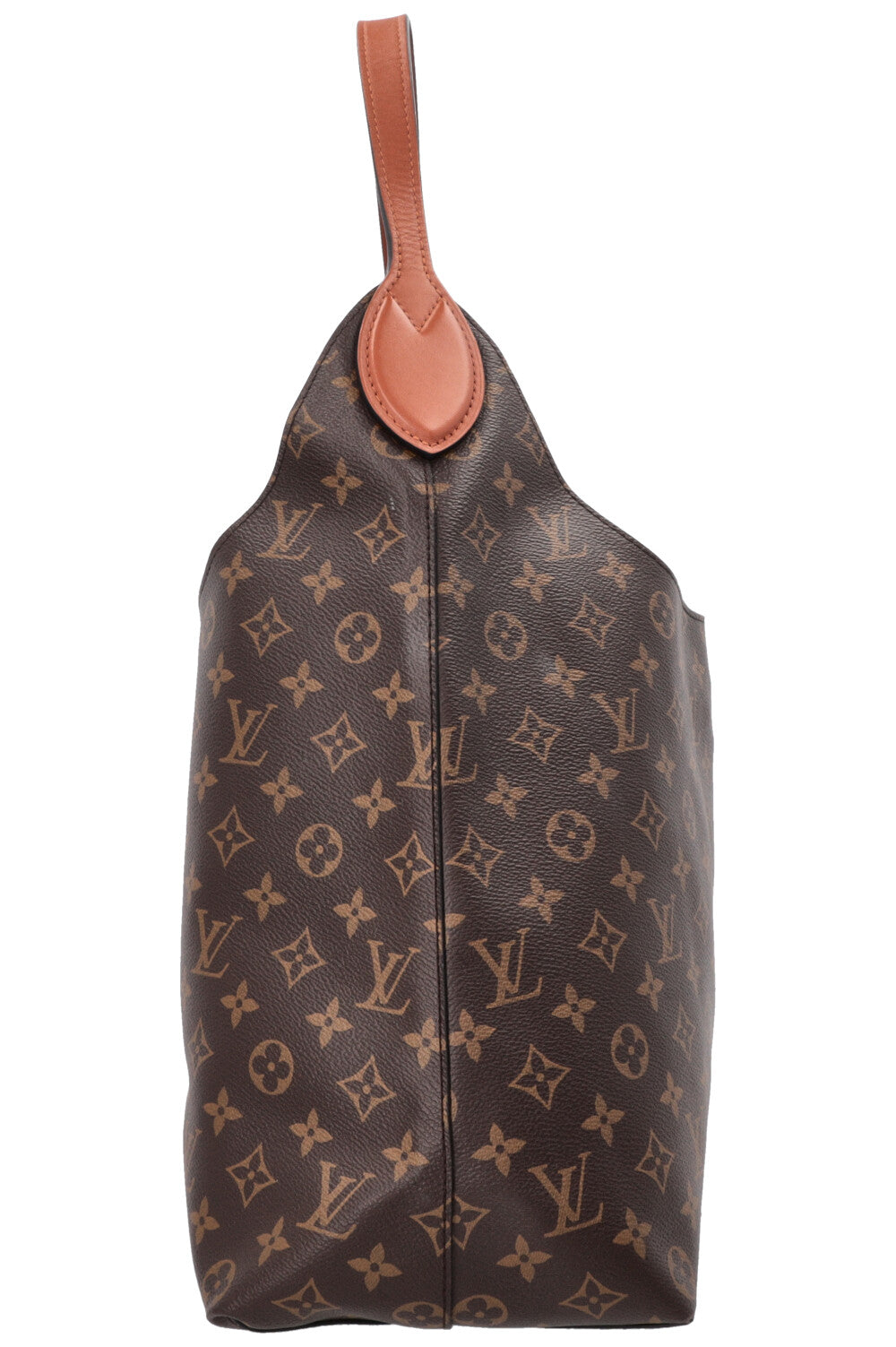 LOUIS VUITTON Flower Hobo Bag MNG Canvas