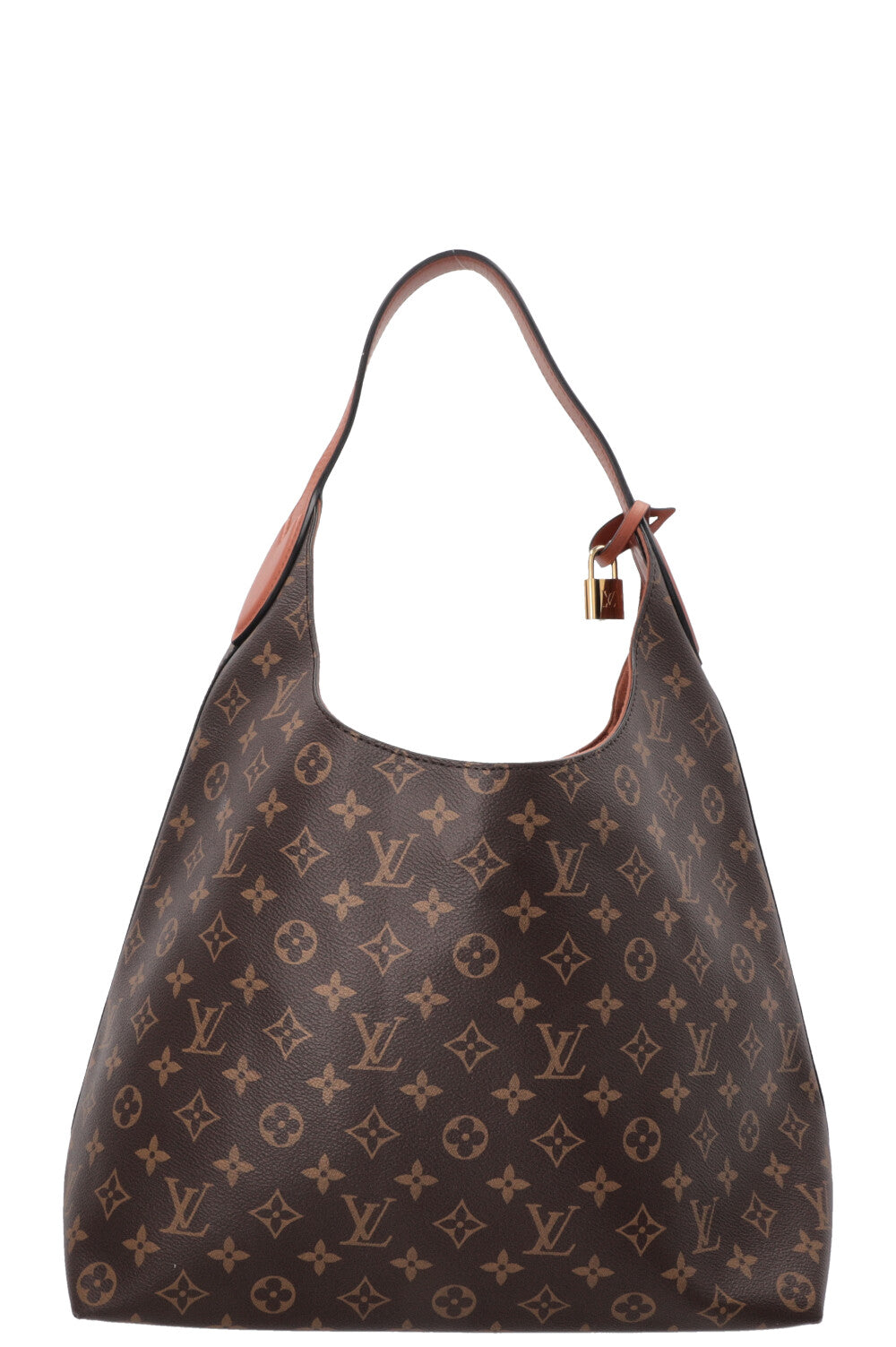 LOUIS VUITTON Flower Hobo Bag MNG Canvas