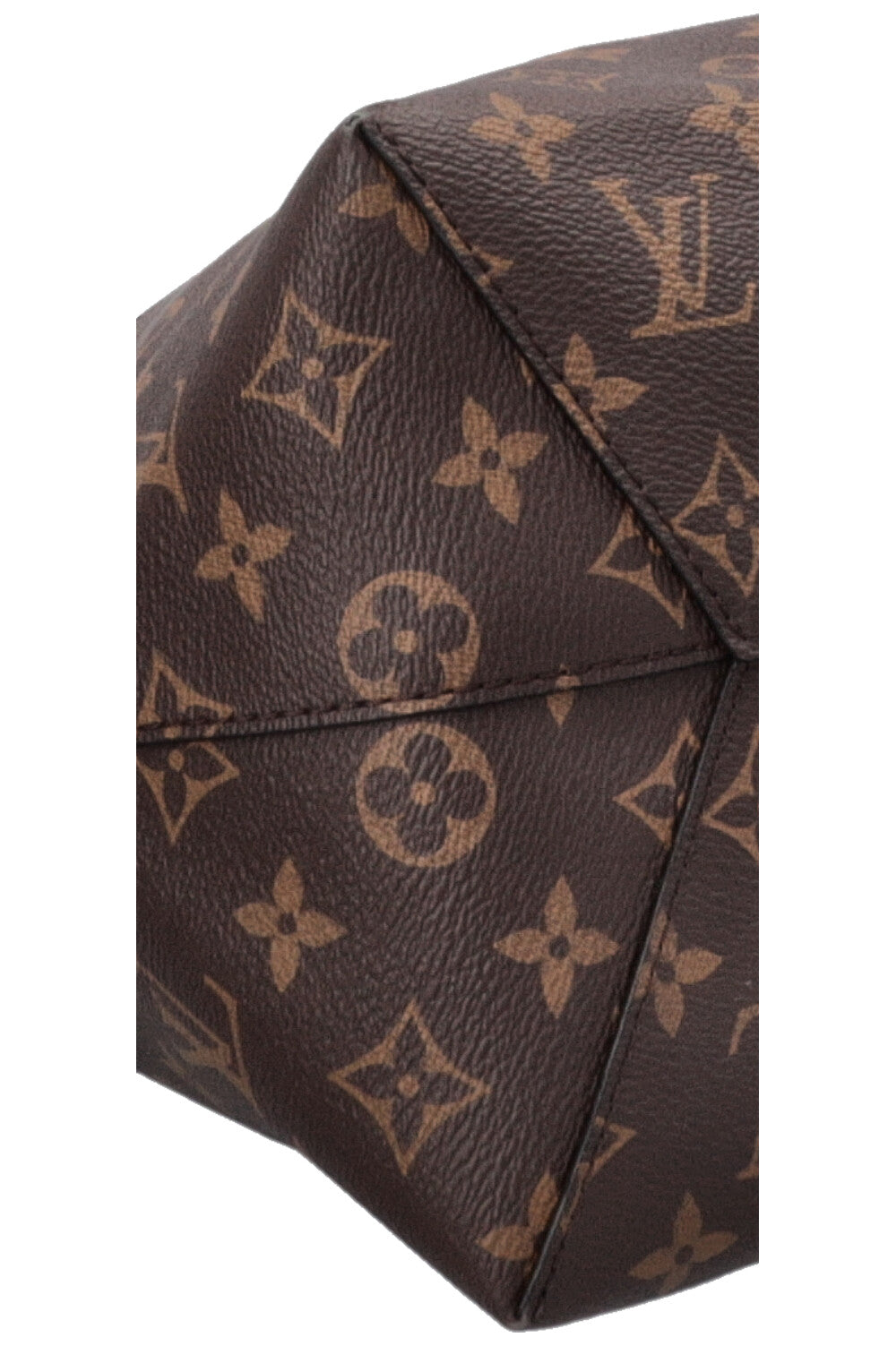 LOUIS VUITTON Flower Hobo Bag MNG Canvas