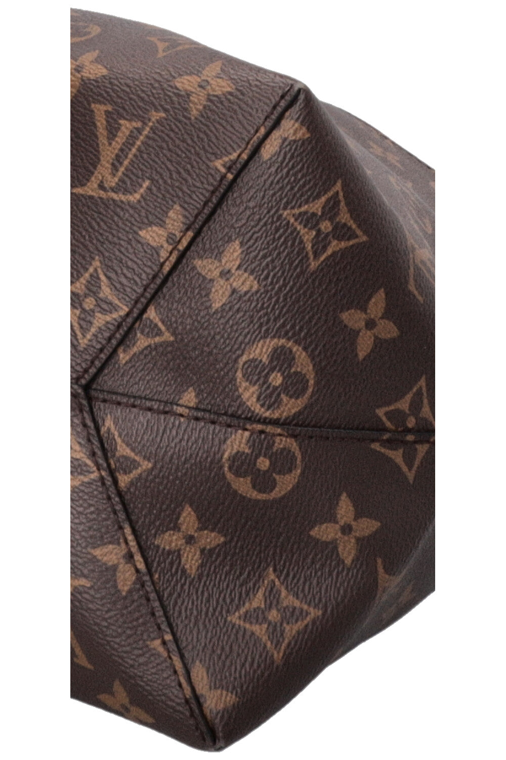 LOUIS VUITTON Flower Hobo Bag MNG Canvas