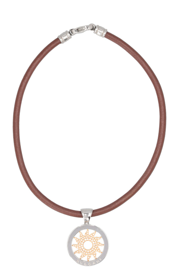BVLGARI Tondo Sun Choker 18k Yellow/White Gold Diamonds