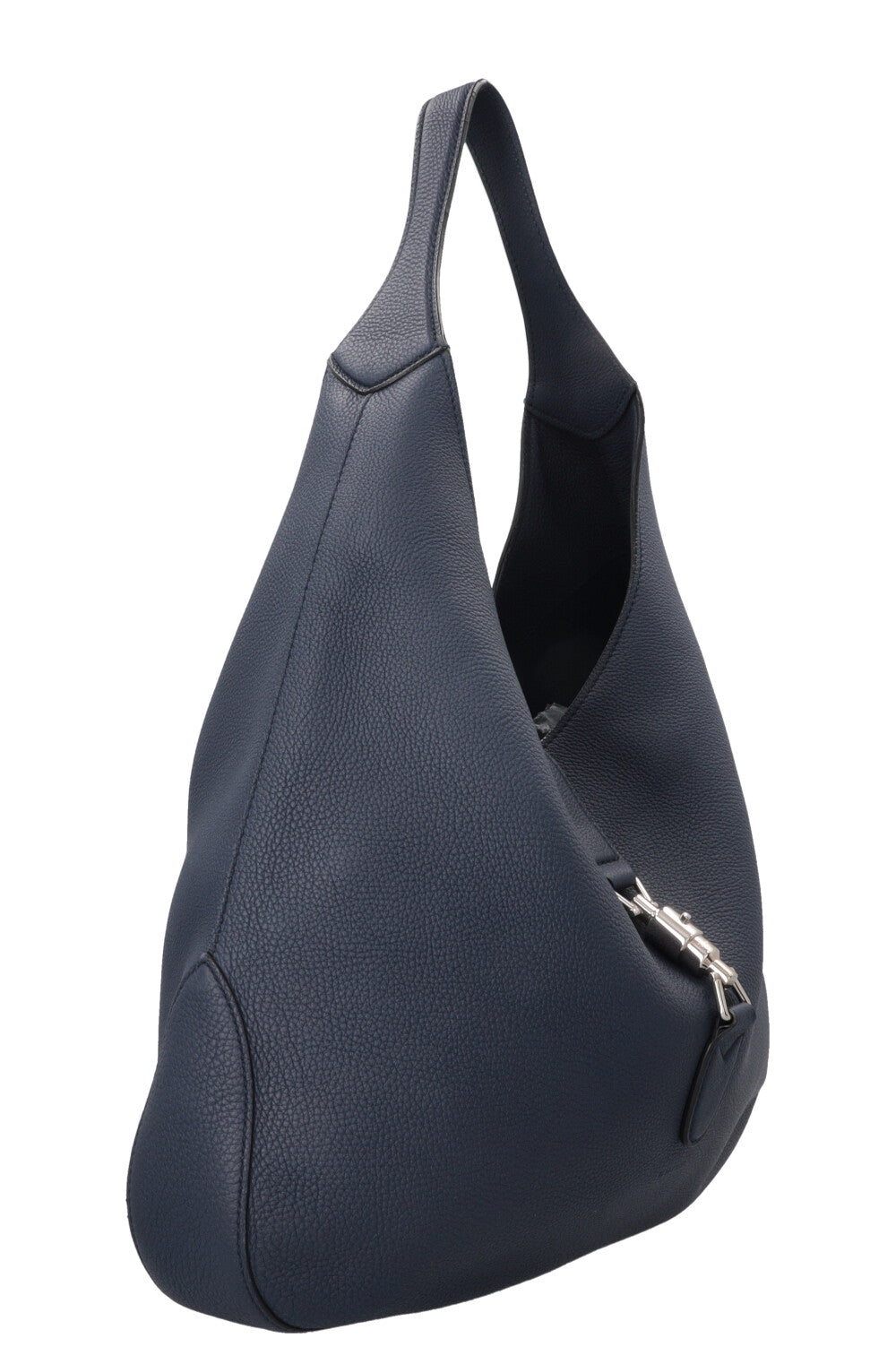 Sac hobo Jackie grand format GUCCI en cuir bleu