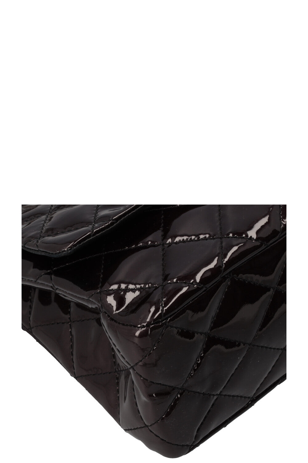 CHANEL 2.55 Reissue Double Flap Maxi Black Patent