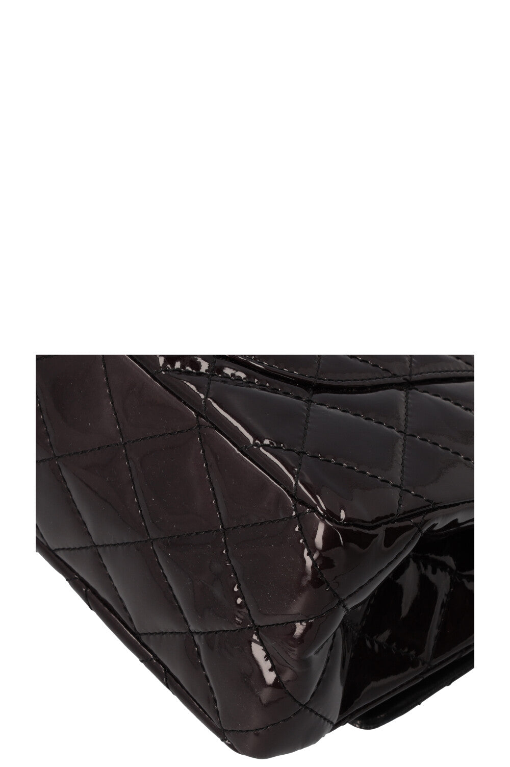 CHANEL 2.55 Reissue Double Flap Maxi Black Patent