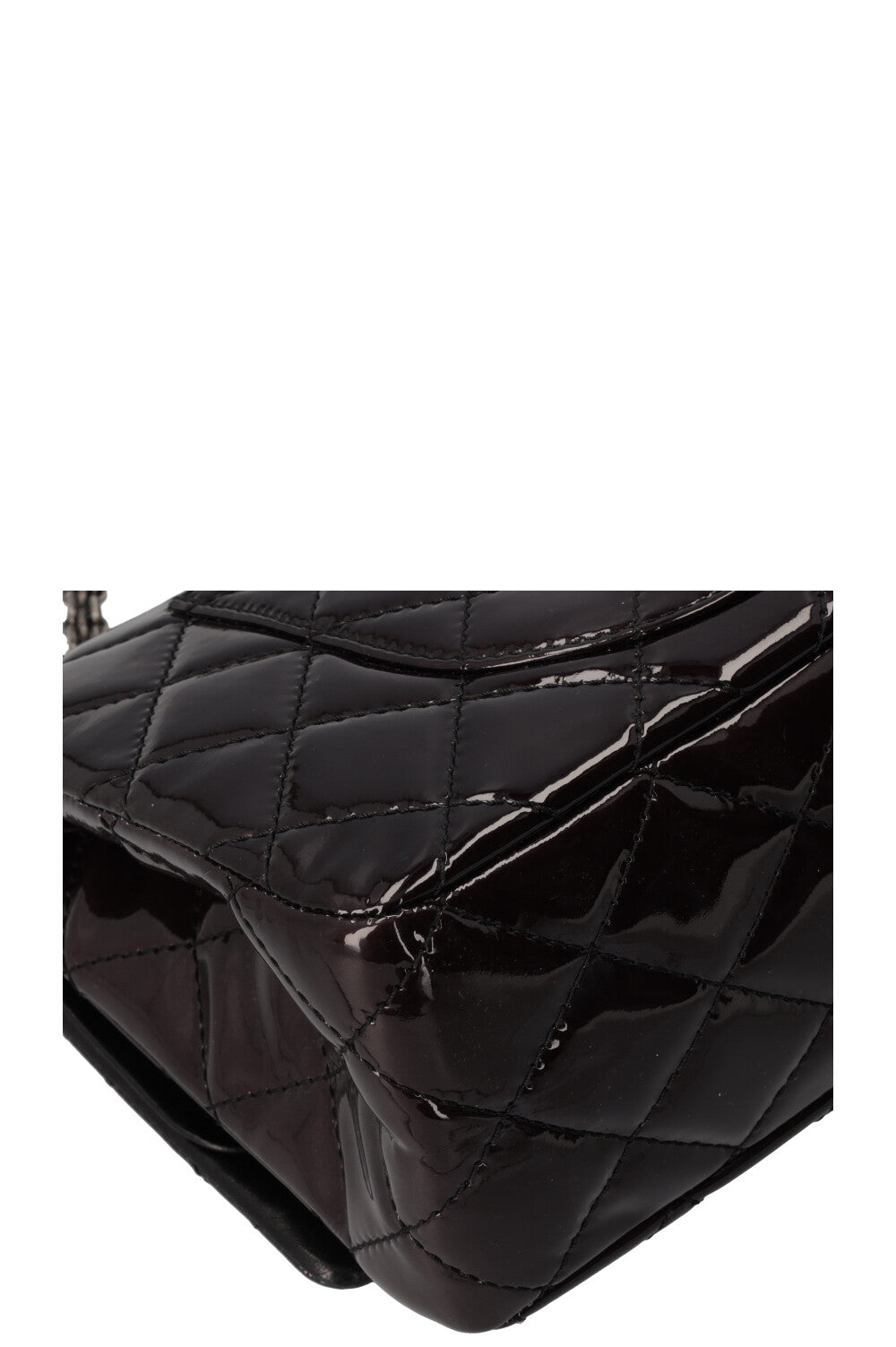 CHANEL 2.55 Reissue Double Flap Maxi Black Patent
