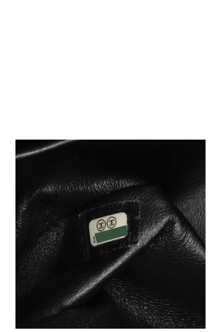 CHANEL 2.55 Reissue Double Flap Maxi Black Patent