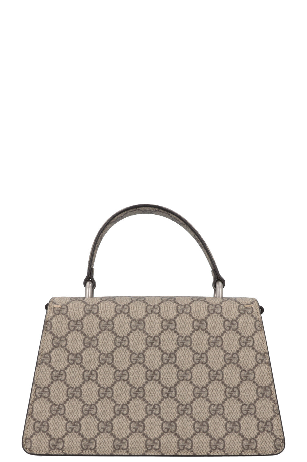 GUCCI Dionysus Top Handle Bag GG Supreme Beige