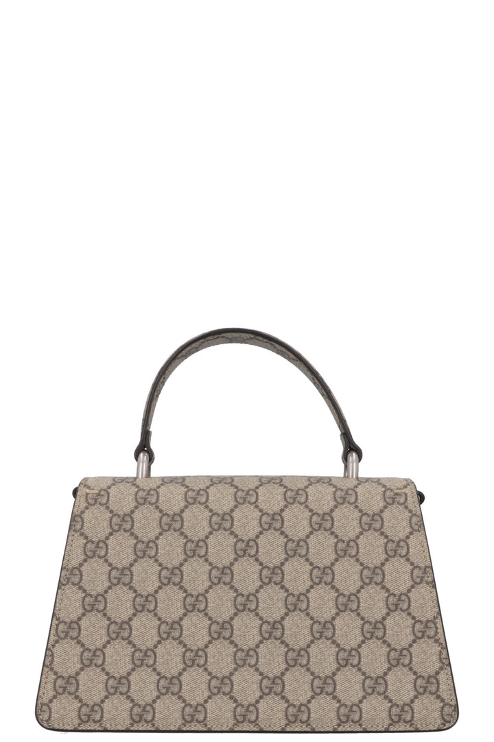 GUCCI Dionysus Top Handle Bag GG Supreme Beige