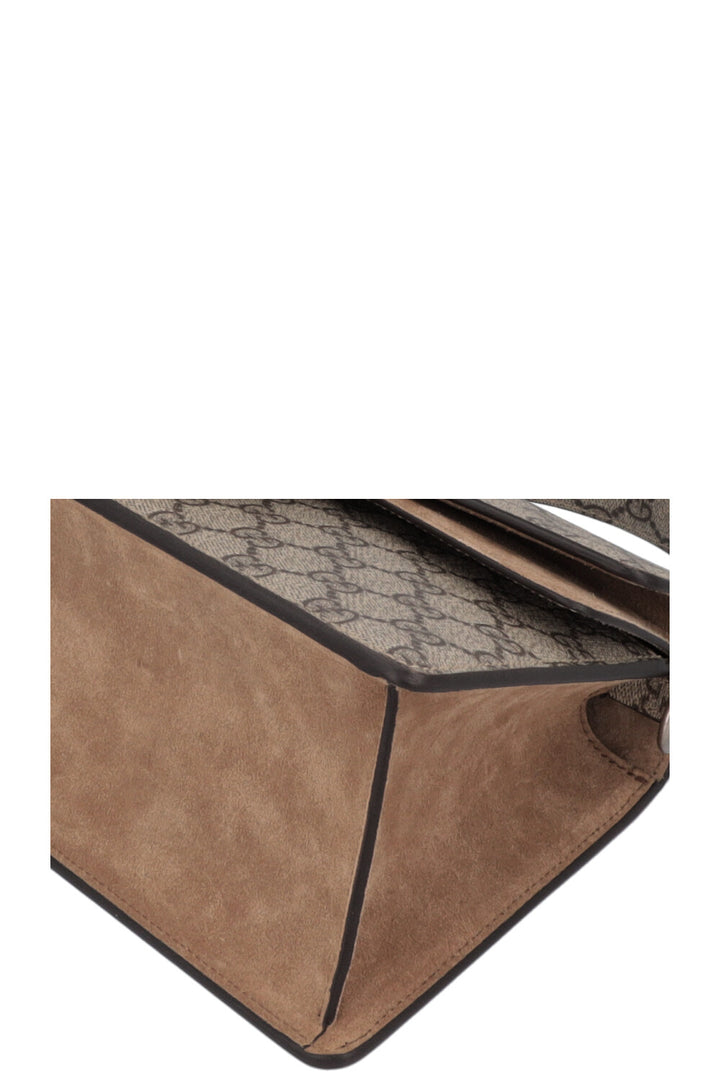GUCCI Dionysus Top Handle Bag GG Supreme Beige