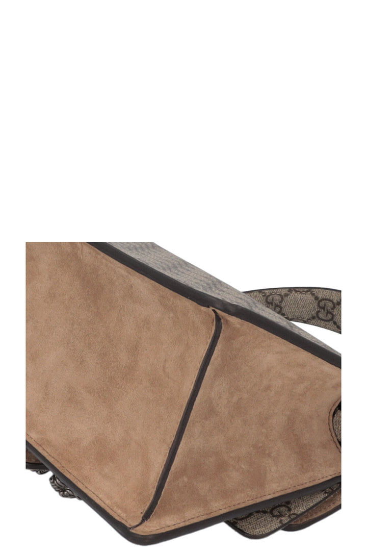GUCCI Dionysus Top Handle Bag GG Supreme Beige