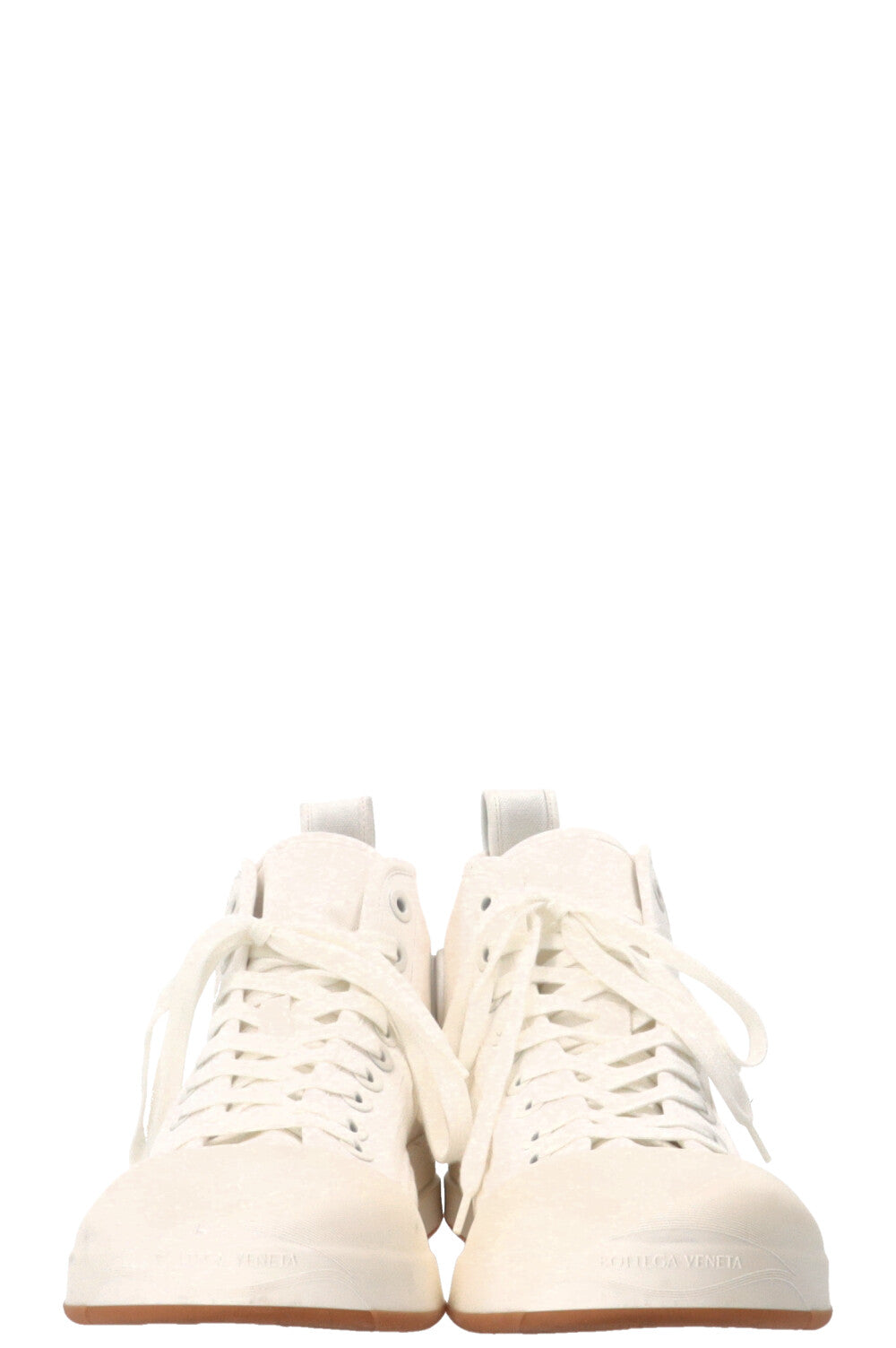 BOTTEGA VENETA Vulcan High Top Sneaker Canvas White