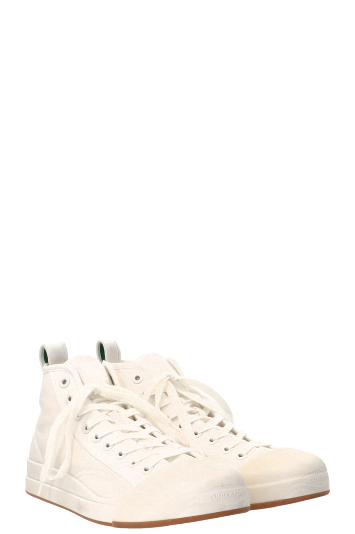 BOTTEGA VENETA Vulcan High Top Sneaker Canvas White