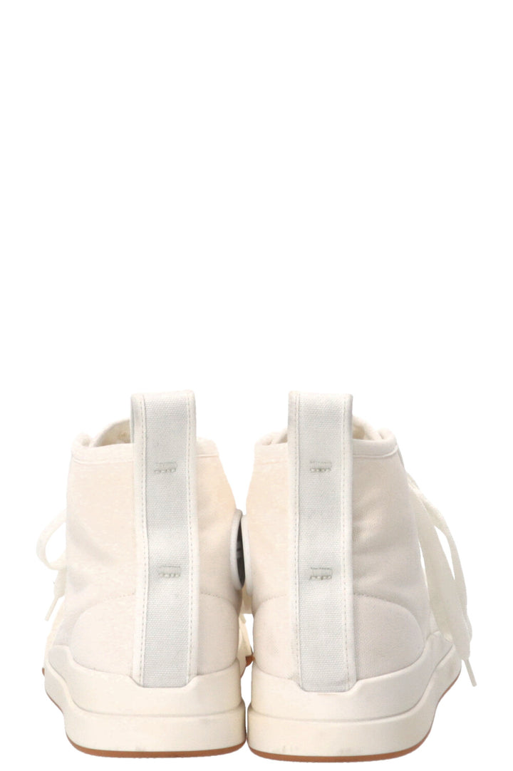 BOTTEGA VENETA Vulcan High Top Sneaker Canvas White