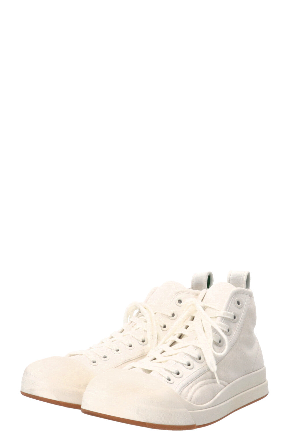 BOTTEGA VENETA Vulcan High Top Sneaker Canvas White