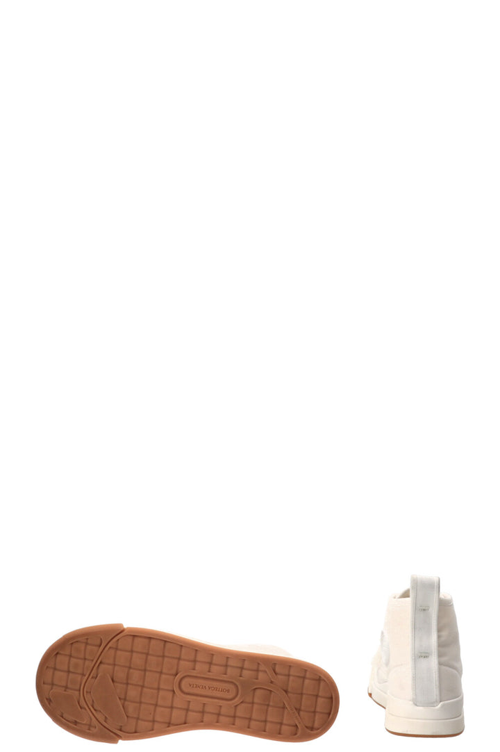 BOTTEGA VENETA Vulcan High Top Sneaker Canvas White
