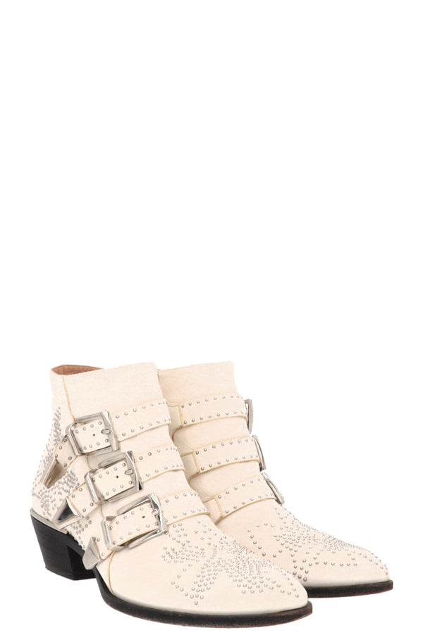 CHLOÉ Bottines Susanna Blanches