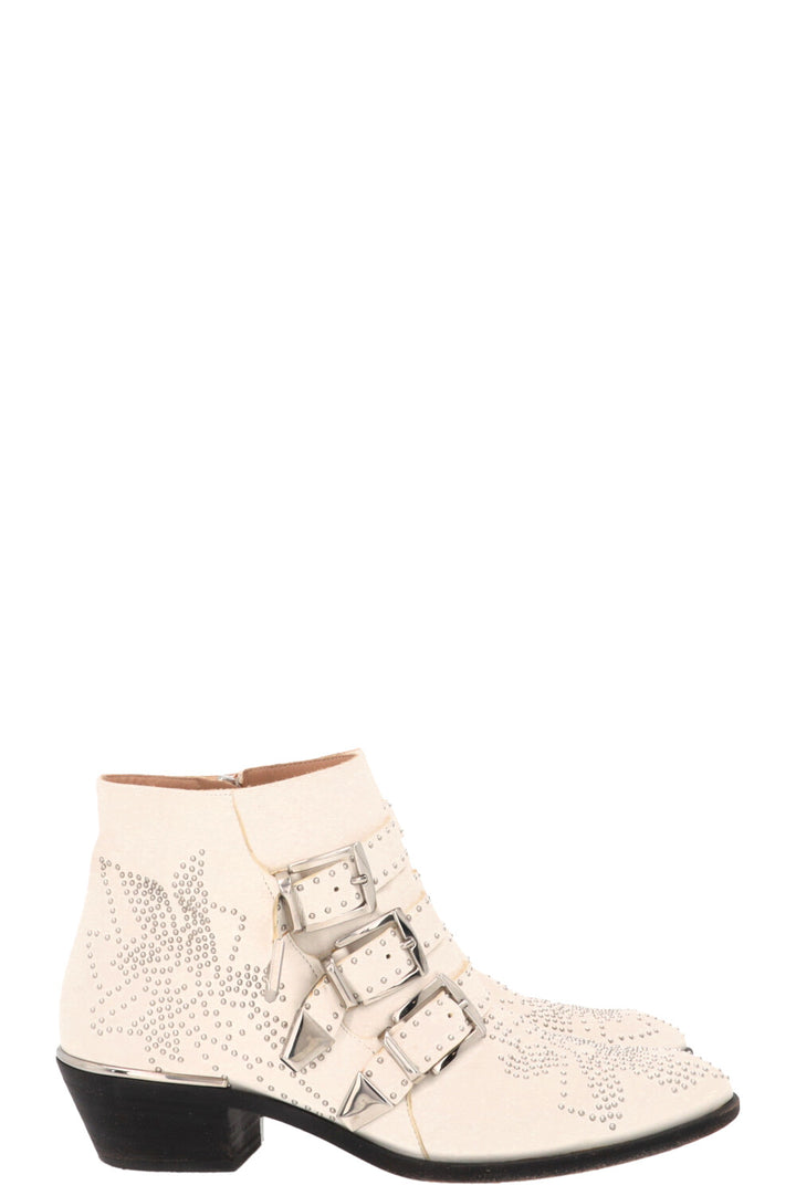 CHLOÉ Susanna Boots White