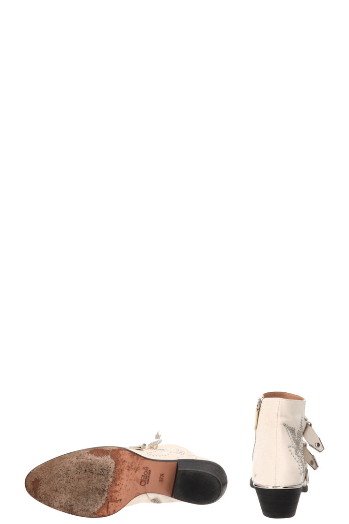 CHLOÉ Susanna Boots White