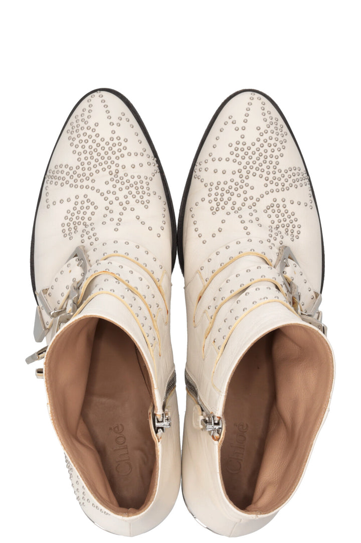 CHLOÉ Susanna Boots White