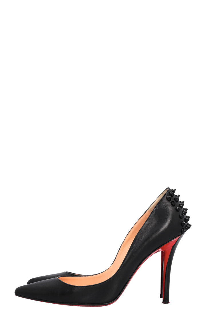 CHRISTIAN LOUBOUTIN Spike Heels Leather Black