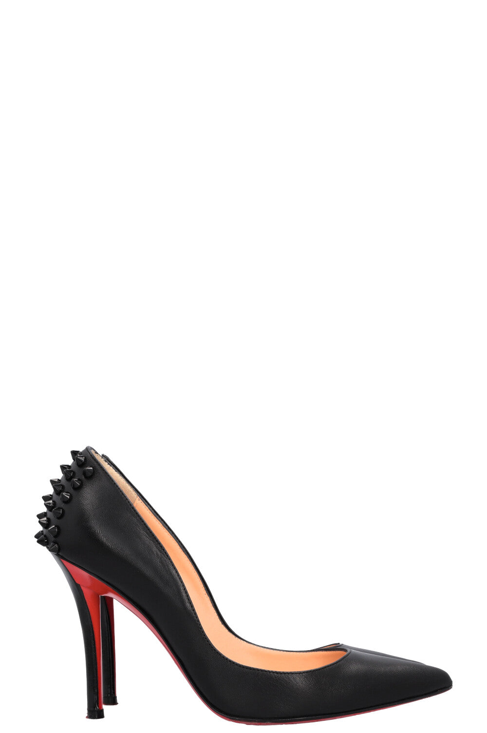 CHRISTIAN LOUBOUTIN Spike Heels Leather Black