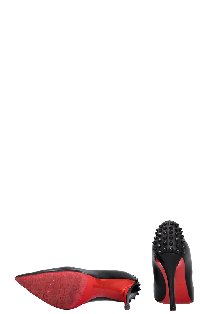 CHRISTIAN LOUBOUTIN Spike Heels Leather Black
